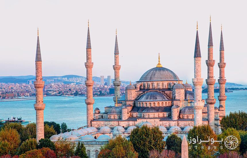 تصویری از مسجد آبی استانبول